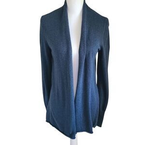 athleta atma cashmere blend sweater wrap cardigan womens size M